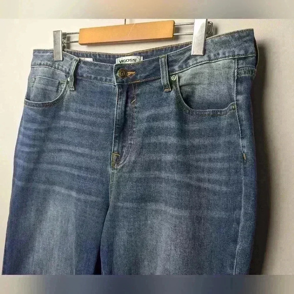 VIGOSS CROP STRAIGHT Jeans for women Size 31 Stretch  in great condition - Picture 2 of 12